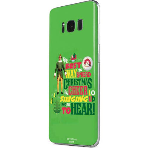 Elf Spread Christmas Cheer Galaxy S8 Plus Skin